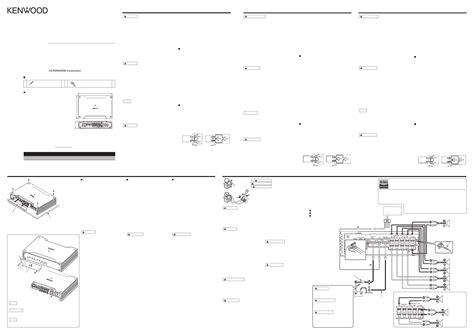 User Manual Kenwood Excelon X802 5 English 2 Pages