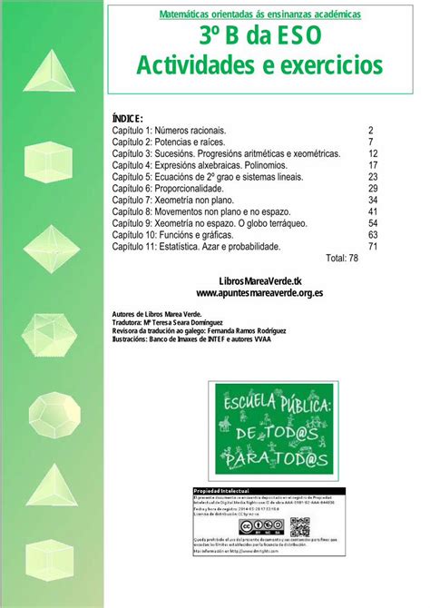 PDF Matemáticas orientadas ás ensinanzas académicas 3º B da ESO