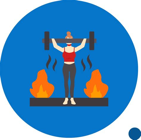 Calorie Burn Flat Shadow Icon 39526344 Vector Art at Vecteezy