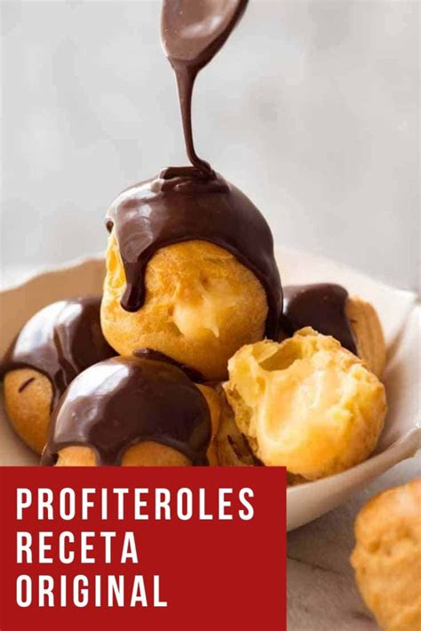 Como Hacer Profiteroles Profiteroles Receta Profiteroles Dulces