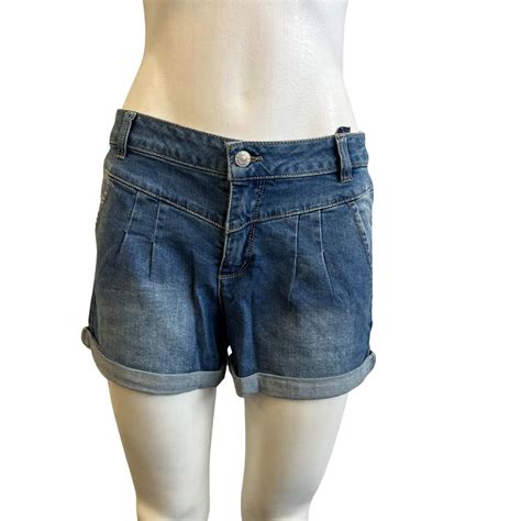 Just Jeans Womens Size 10 Denim Shorts Blue