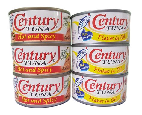 Century Tuna Flakes In Vegetable Oil And Hot Spicy Flavor Combination