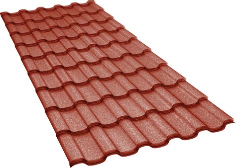 Tigla Metalica Bilka Model Iberic Grande Mat Ral Rosu Mm