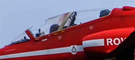 Red Arrows Display Halted By A Bird Strike