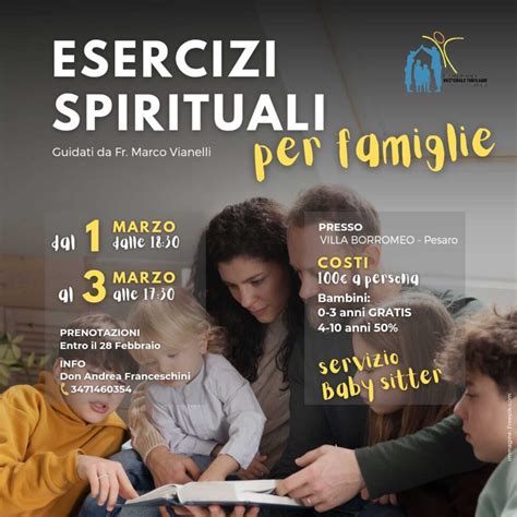 Esercizi Spirituali Per Famiglie 1 3 Marzo 2024 Parrocchia Marina