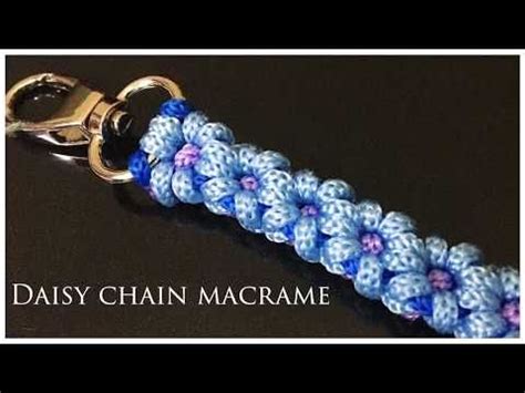 daisy chain macrame by nasiudug - YouTube | Pulseras de nudos, Pulseras ...