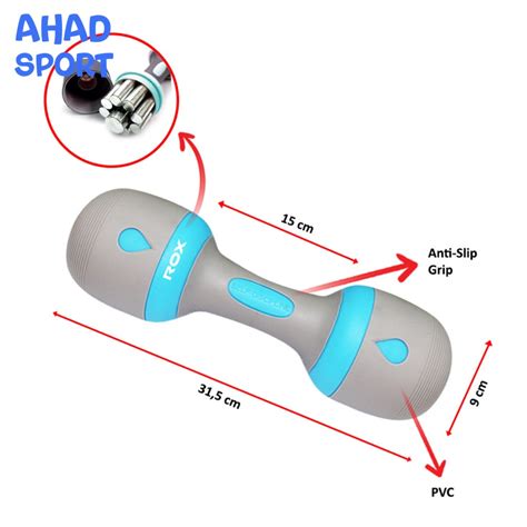 Jual Barbel Adjustable ROX 5Kg Barbell Dumble Dumbel 5 Kg Shopee