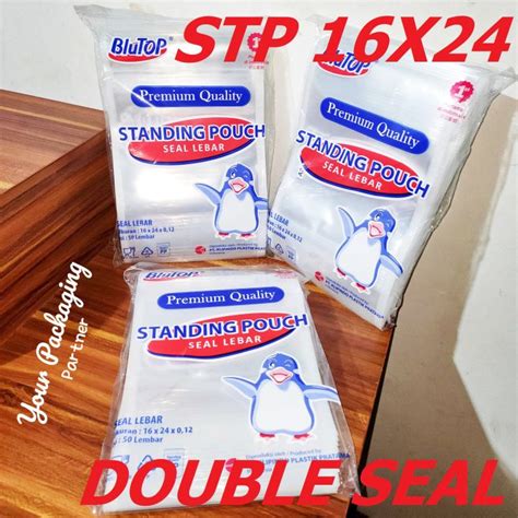 Standing Pouch Stp X Double Seal Isi Pcs By Klipindo Plastik