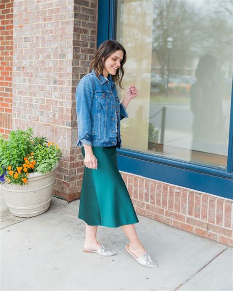 Ways To Style A Satin Midi Skirt The Sarah Stories