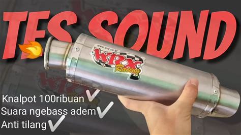 TES SOUND KNALPOT 100RIBUAN DI VIXION NEW SUARANYA NGEBASS ADEM ANTI