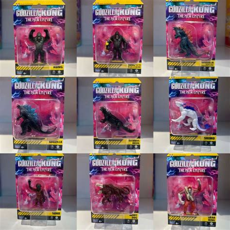 Godzilla X Kong The New Empire Mini Figures Assortment Shopee Malaysia