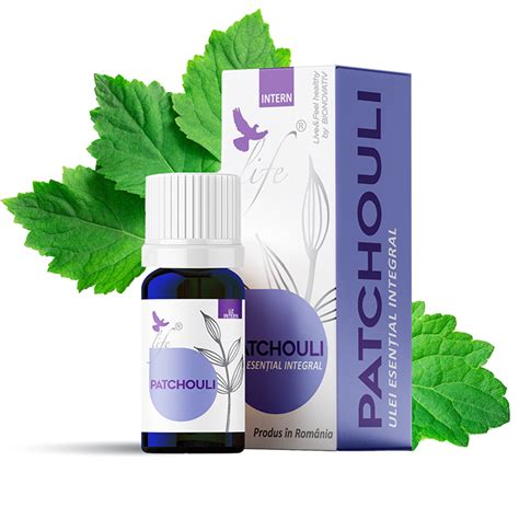 PATCHOULI ulei esențial integral 10 ml Comandă online Life Bio