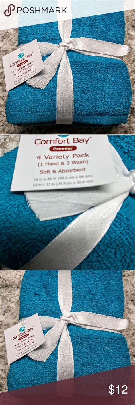 Comfort Bay Premier 4 Pack Of Towels Towel Colors Hand Towels Comfort