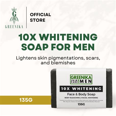 [ 10x Bleaching Soap For Men ] Greenika 10x Bleaching Dark Spot