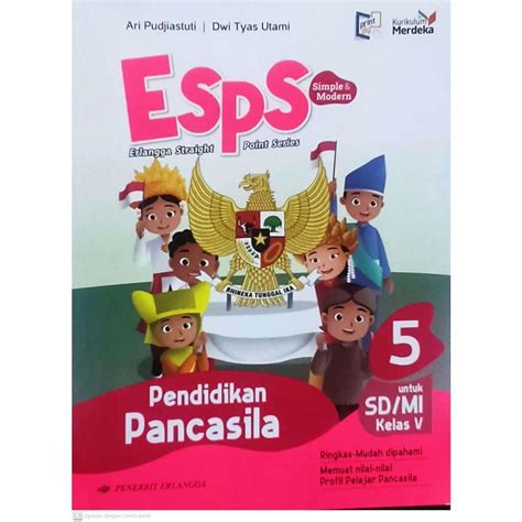 Jual BUKU ESPS PENDIDIKAN PANCASILA REVISI SD MI KLS 5 KURIKULUM