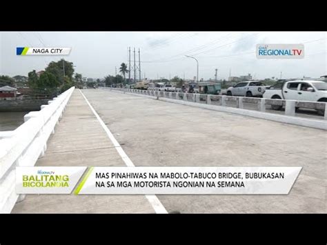 Balitang Bicolandia Road Widening Youtube