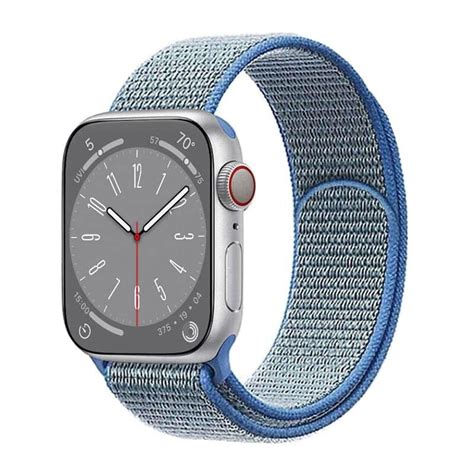 Nylon Klockarmband Apple Watch Mm Tahoe Blue Elgiganten