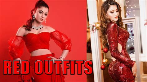 Urvashi Rautela Once Again Sizzles The Red Outfit Her Red Pictures Are