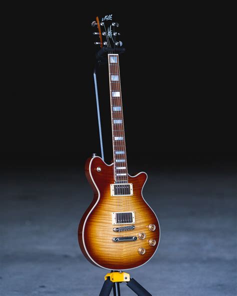 Shop Online For Maton Ms2000 Flame Top Electric Guitar Ice Tea In