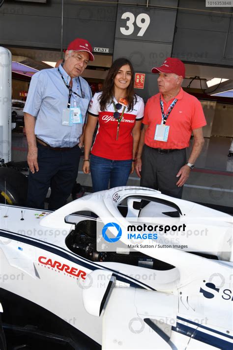 Tatiana Calderon Col Alfa Romeo Sauber F Team Test Driver With Oscar