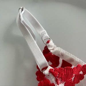 Intimates Sleepwear Valentines Sexy Heart Embroidered Lingerie Set Poshmark