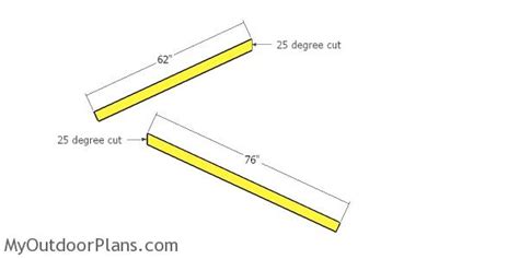 8x16 Firewood Shed Roof Plans MyOutdoorPlans