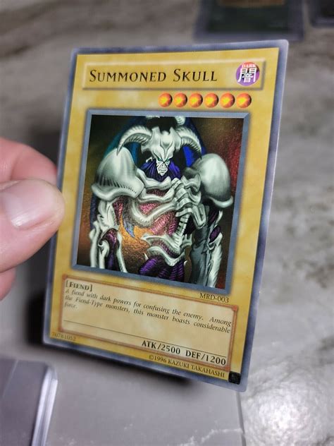 Summoned Skull Mrd003 Yugioh 1st Edition Holo English Ultra Rare Yugioh Card Values Mavin