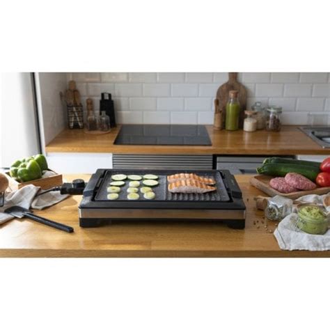 Cecotec Tasty Grill 2000 Inox MixStone Plancha De Asar 2000W