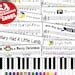 Are You Sleeping Fr Re Jacques Color Coded Beginner Piano Music Sheet