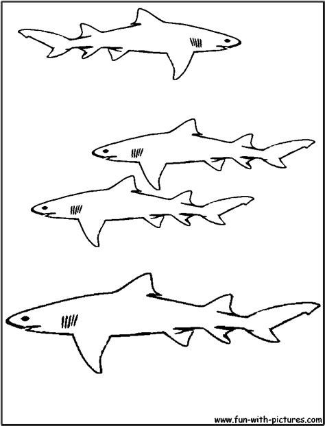 Lemon Shark Coloring Page