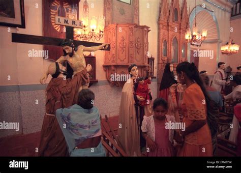 A Ceremony And Procession Of Good Friday At The Church Of Igreja Do Esp