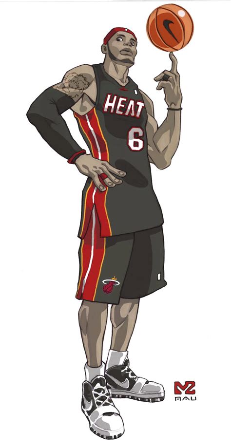 lebron james cartoon by mauhechi on DeviantArt