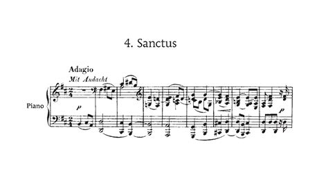 Missa Solemnis In D Major Beethoven 4 Sanctus Score YouTube