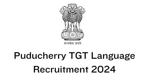 Puducherry TGT Language Recruitment 2024 Apply Online For 40 Vacancies