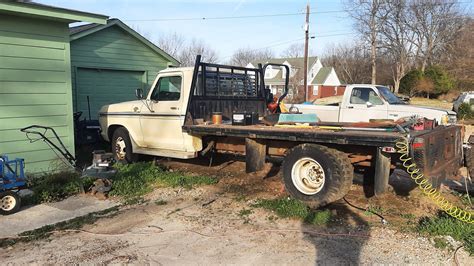 79 F350 Dually Flatbed An Old Farm Truck 1973 1979 Ford F100