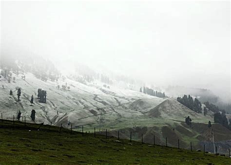 Fresh Snowfall Blankets Higher Reaches Of Kashmir