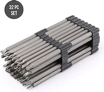 32PCS 6 Inches Extra Long Security Bit Set For Screwdrivers Amazon