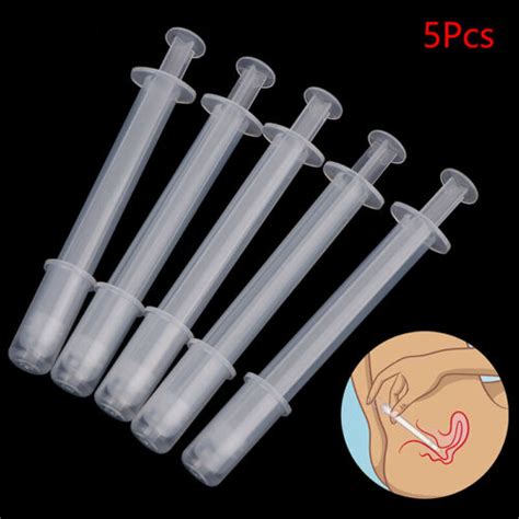 Pcs Injector Lube Disposable Anal Syringe Vaginal Applicator