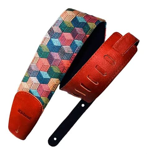 Elegance Tahal Strap Para Guitarra O Bajo En Piel Cubos Meses Sin