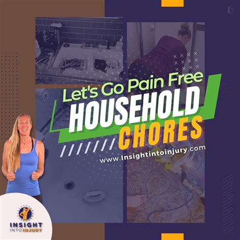 Household Chores - Insight Into Injury