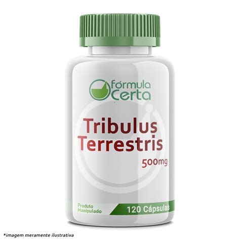 Tribulus Terrestris 500mg 120 Cápsulas Farmácia De Manipulação