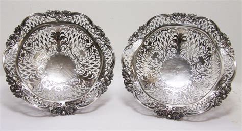 Sterling Silver Fruit Bowls In Presentation Case Bowls Comports And