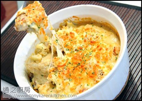 [通少食譜]黃金雞柳焗椰菜花 Baked Chicken And Cauliflower With Cream And Cheese 通之廚房 品味生活 Fanpiece