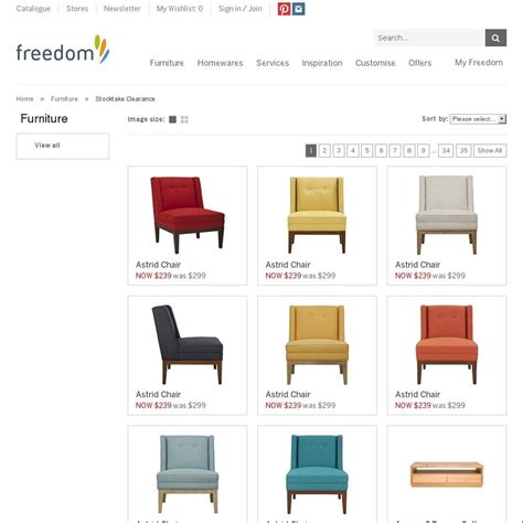 Freedom Furniture Stocktake Clearence 20 Off Selected Furniture And