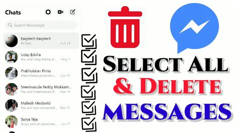 How To Delete All Facebook Messages In One Click 100 Working Delete All Messages On