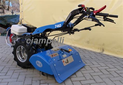 Motocoltivatore BCS 740 PowerSafe Motore Honda GX 390 E Fresa 80cm