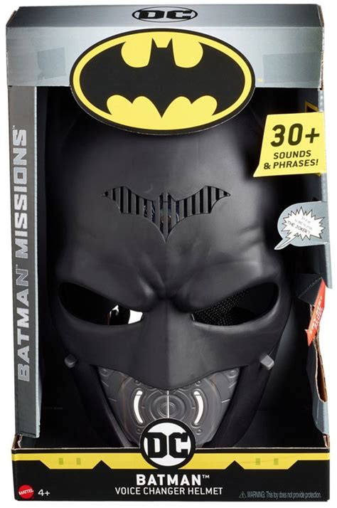 DC Batman Missions Batman Voice Changer Helmet Mattel Toys - ToyWiz