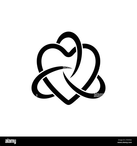 Celtic Love Logo, Celtic Heart Knot Symbol, Icon, Vector Stock Vector Image & Art - Alamy