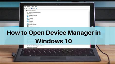 How To Open Device Manager In Windows 11 10 Multiple Ways