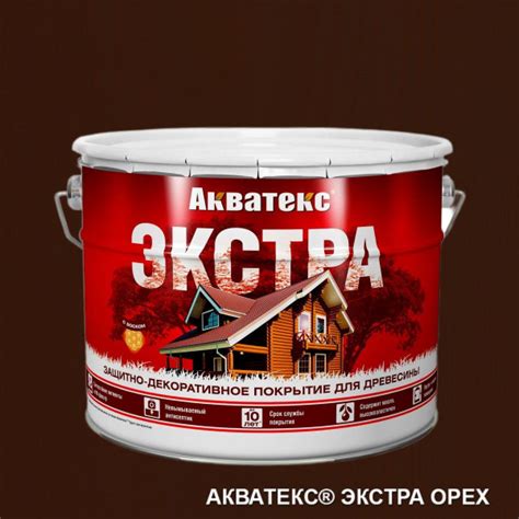 Акватекс Экстра, 9л, Орех - купить по доступным ценам в интернет ...